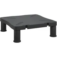 vidaXL Monitorständer Monitorständer Schwarz 33,5x34x10,5 cm, (1-tlg)