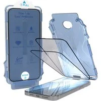 EAZY CASE Displayschutzfolie 2x Displayschutz iPhone 15 Pro Max für Apple iPhone 15 Pro Max, 2er Set, Schutzglas iPhone 15 Pro Max, 2er Set Displayfolie Klar Hartglas 0,7mm