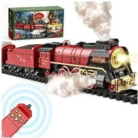 Esun Spielzeug-Zug Eisenbahn Zug Spielzeug, Klassische Elektro-Eisenbahn mit Schienenoval, (Set, Komplettset), Geschenk für Frauen Männer Kinder Erwachsene