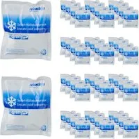 relaxdays Kühlpad Kühlpack zum Knicken Set, 50-tlg., 50er Set, 50er Pack