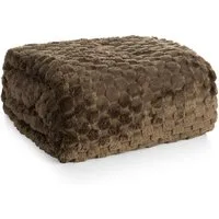 Wohndecke CINDY/6, Design91, Tolle Struktur, Waffelmuster, Weich, Karierte Decke, Karomuster