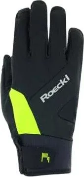 Roeckl Reichenthal 2 Jr. Kinderhandschuhe black/fluo yellow 5