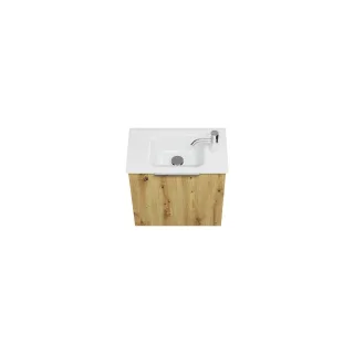 Burgbad Glas Waschtisch-Set Eqio Eiche Dekor Urban/Weiß, SFPH052F5662A0070 SFPH052F5662A0070