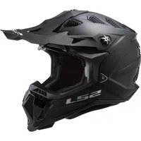 LS2 Motocrosshelm MX700 Subverter Evo II Solid Motocross Helm, Notfallsystem-Polsterung (EQRS)