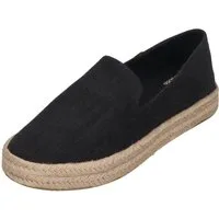 TOMS CAROLINA Espadrille Black Heavy Twill