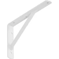 SO-TECH® Wandregalhalter Regalkonsolen mit Querstrebe zur Stabilisierung, 1-tlg., 250 x 150 x 30 mm, weiß, pulverbeschichtet