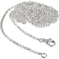 SilberDream Charm-Kette SilberDream Charmskette Charms (Charmskette), Charmsketten ca. 80cm, 925 Sterling Silber, Farbe: silber, Made-In Ger