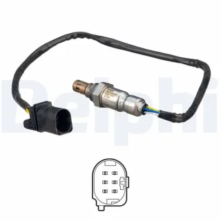 Delphi Lambdasonde vor Katalysator ES21160-12B1 Audi Q3 Seat Tarraco Skoda Kodiaq VW Tiguan Touran