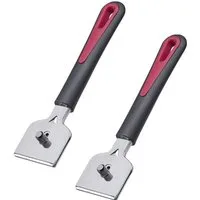 Thiru Universalschaber Ceranfeld- und Reinigungsschaber inklusive 5 Reinigungsklingen Made in Germany, Komfort-Soft-Touch-Griff, Aufhängeöse