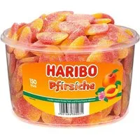 HARIBO Süßigkeit Pfirsiche, Fruchtgummi, 1350 g (150 Stück)