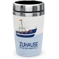 La Vida Thermobecher Thermobecher Thermokaffeebecher To Go 240ml La Vida Art: Zuhause ..., Edelstahl, Kunststoff
