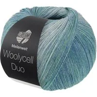 LANA GROSSA Meilenweit 100 WOOLYCELL DUO Häkelwolle, 400 m (4-fach Sockengarn ohne Polyamidanteil), 100 g