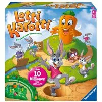 Ravensburger Spiel Ravensburger Kinderspiele 22343 - Lotti Karotti - Wettlaufspiel für 2