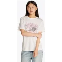 Tommy Jeans T-Shirt TJW RLX TONAL TROPICS TEE mit grafischem Muster