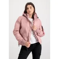Alpha Industries Winterjacke Hooded Logo Puffer Women