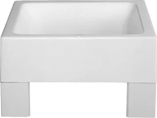 KWC Aquarotter Fußwanne, SIRIUS, MIRANIT, 570x320x570 mm, Eckfüße, 2000101335 2000101335