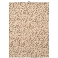 Ib Laursen Geschirrtuch Ib Laursen Geschirrtuch Caroline Pilze Natur Braun (50x70cm)