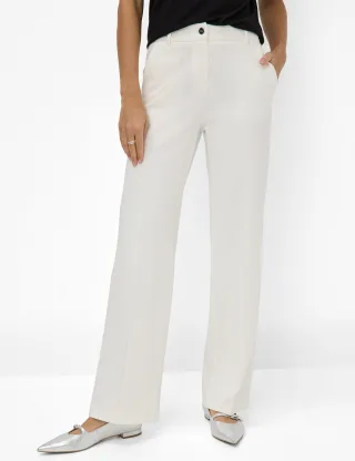 Brax Damen Palazzohose Style MAINE OFFWHITE, cremeweiß, Gr. 46K