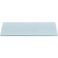 Basera® Schneidebrett Glasschneideplatte aus Sicherheitsglas mit Silikonfüßen, ESG-Sicherheitsglas, (1-St), transparent, 30 x 20 cm