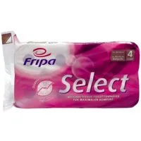 Fripa Haushaltshobel fripa 1040801 Toilettenpapier Select, 4-lagig, hochweiß 8 Rollen