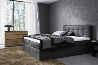 Boxspringbett Schlafzimmerbett VIDE XL 120x220cm in div. Farbvarianten