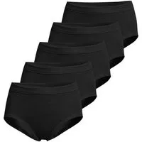 conta Taillenslip 5er Pack Feinripp (Spar-Set, 5-St) Taillen Slip - Baumwolle - Atmungsaktiv - Weiche Feinripp-Qualität