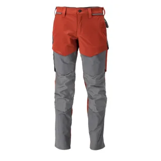 MASCOT Herren Hose mit Knietaschen CUSTOMIZED Herbstrot / Anthrazitgrau 56 - 22379-311-2489-90C56