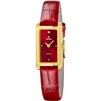 Festina Quarzuhr Mademoiselle F20770_3, Armbanduhr, Damenuhr, Lederarmband, analog