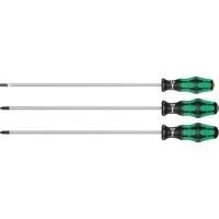 335/350/355/3 Schraubendrehersatz Kraftform Plus, lang schwarz/grün, Kraftform Plus, Lasertip
