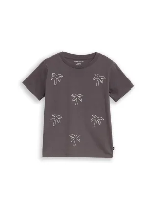 tom tailor kids - T-Shirt mit Stickerei embroidered palm tree design - Gr. - 122