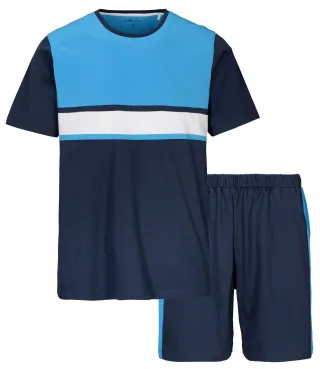 ATTENTION - He.-Shorty Colour-Block indigo/lapis - Gr. - 54
