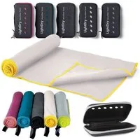 LightDry Sporthandtuch LIGHTDRY Sporthandtuch Mikrofaser, Leicht und Antibakteriell, Mikrofaser, saugfähig, leicht & antibakteriell & schnell trocknend