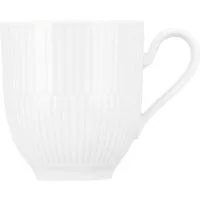 Seltmann Weiden Becher Amina, 1-tlg., Porzellan, Kaffeebecher, Tasse, mit Relief