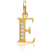 Unique Buchstabenanhänger 333er Gold Anhänger Buchstabe E GP0136