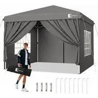 SUNULA Faltpavillon 3x3 m Pavillion Wasserdicht Pop Up Gartenpavillon Winterfest, mit 4 Seitenteilen, (inkl. 4 Seitenteile), Faltpavillon 3x3 mit 4 Seitenteilen Wasserdicht, Pop Up Partyzelt