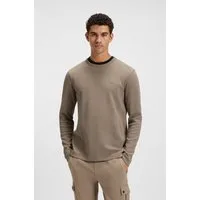 BOSS ORANGE Langarmshirt Tempesto mit BOSS-Stickerei