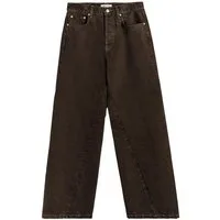 Bhoem Weite Jeans BHOEM Weite Hose mit verdrehtem Saum (1-tlg)