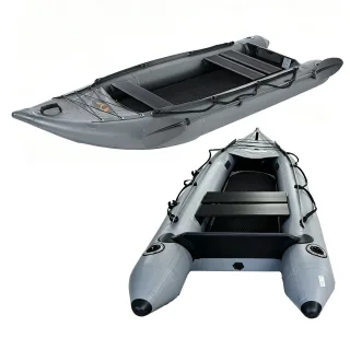 [EU Direct] WaveRite Inflatable Boat Inflatable Kayak 330x110cm Fishing Kayak for Spinning Fishing Dinghy for Predatory