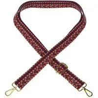 EAZY CASE Schulterriemen Ersatz Taschenriemen Boho Style Breiter Riemen zum Umhängen für Umhängetasche Bunt Wechselgürtel Braun