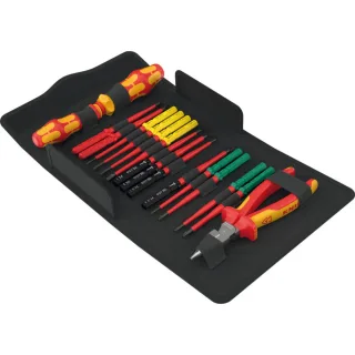 Wera Kraftform Kompakt VDE 17 extra slim 2 Tool Finder, 17-teiliges Set - 05006610001