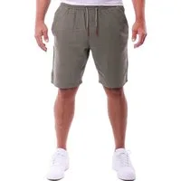Reslad Leinenhose Reslad Kurze Hose Herren Baumwollhose Leinen-Shorts Strandhose RS-3004 (1-tlg., Freizeithose) leichte Freizeithose im Leinen-Look mit Kordelzug