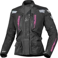 Berik Motorradjacke Furmia wasserdichte Damen Motorrad Textiljacke Verbindungsreißverschluss,Ellenbogenprotektoren enthalten,herausn