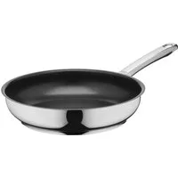 Silit Bratpfanne Calabria Induktion, Cromargan® Edelstahl Rostfrei 18/10 (1-tlg), Silitan Antihaftversiegelung, polierter Edelstahl, induktionsgeeignet
