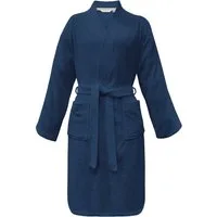 TOM TAILOR HOME Bademantel Kimono COLOR BATH, Langform, Frottier, Gürtel