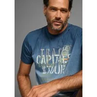 Man's World T-Shirt Kurzarm, Regular Fit, bedrucktes Design, Rundhalsausschnitt