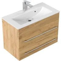 Magnolia Home Waschtisch Badmöbel Mars 700 SlimLine SoftClose eiche gold
