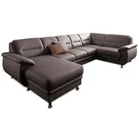 sit&more Wohnlandschaft Mailand U-Form, B: 312 cm, optional Bettfunktion