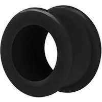 Taffstyle Plug Piercing Tunnel Silikon Flared Weich Flexibel, Farbiger Flesh Extra Big Double Flared XXL Rund Creole Ohr Plug Ear