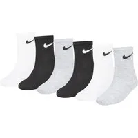 Nike Sportswear Tennissocken NHN NIKE COLORFUL PACK CREW für 4-5 Jahre (6-Paar) Onesize Größen: 24-26,5