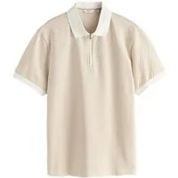 Next Poloshirt Gemustertes Poloshirt (1-tlg)